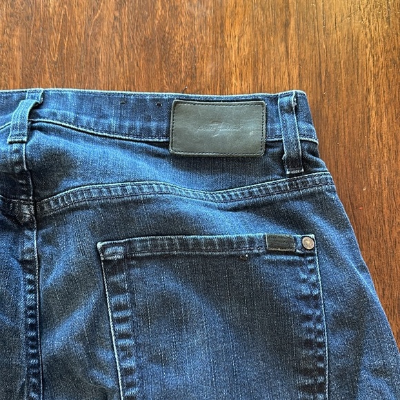 7 for all mankind men’s luxe performance the straight jeans size 34 worn once - Picture 6 of 7